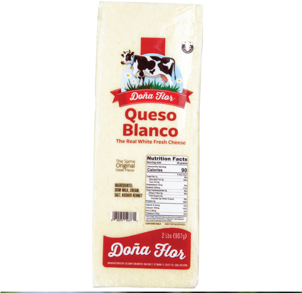 Prod-web - Doña Flor Queso Blanco (600x600), Png Download
