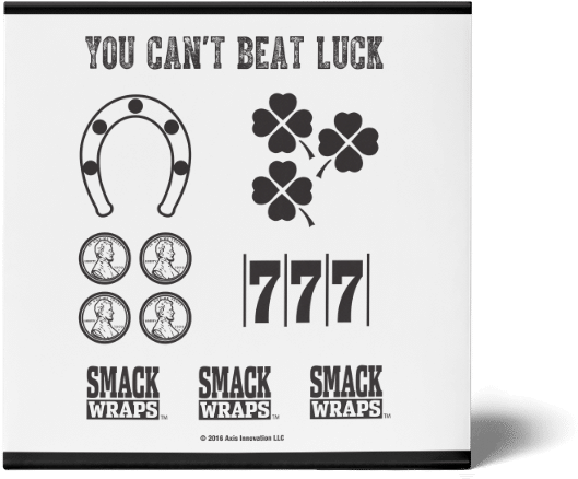You Can't Beat Luck - Graphic Design (640x445), Png Download