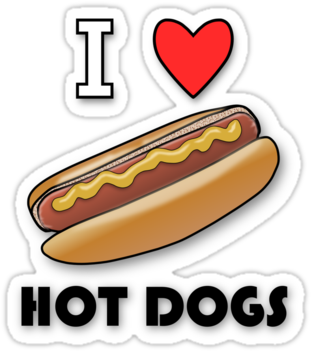 Artist's Description - Love Hot Dogs (375x360), Png Download