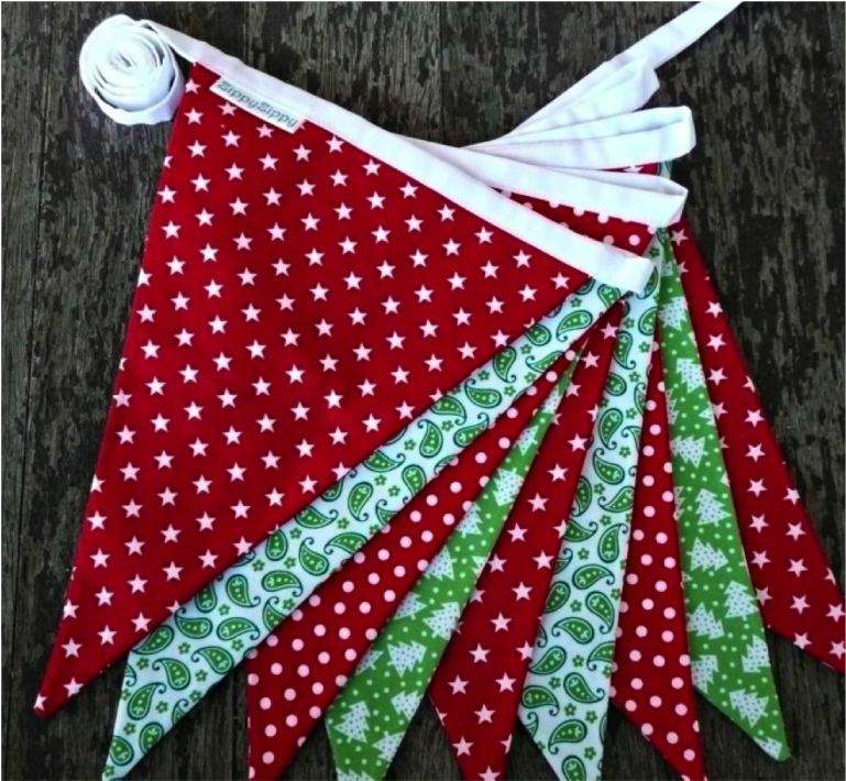 Christmas Bunting Must Make Some Similar This Year - Patchwork (768x1024), Png Download