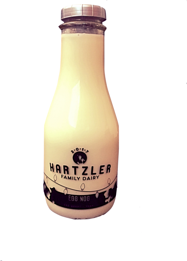 Made With Our Whole Milk, Our Eggnog Is A Delicious - Eggnog (637x850), Png Download