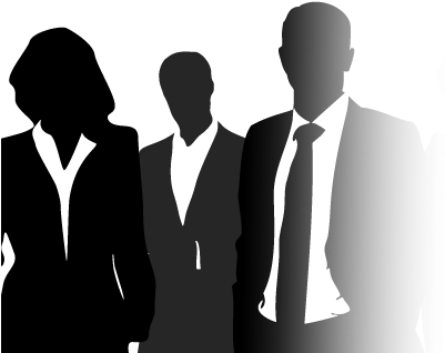 We Are Experts - Shadow People With Suits (400x334), Png Download