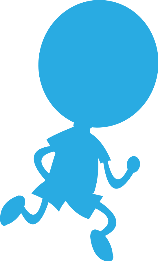 Shadow - Silhouette Art Running Guy (546x900), Png Download