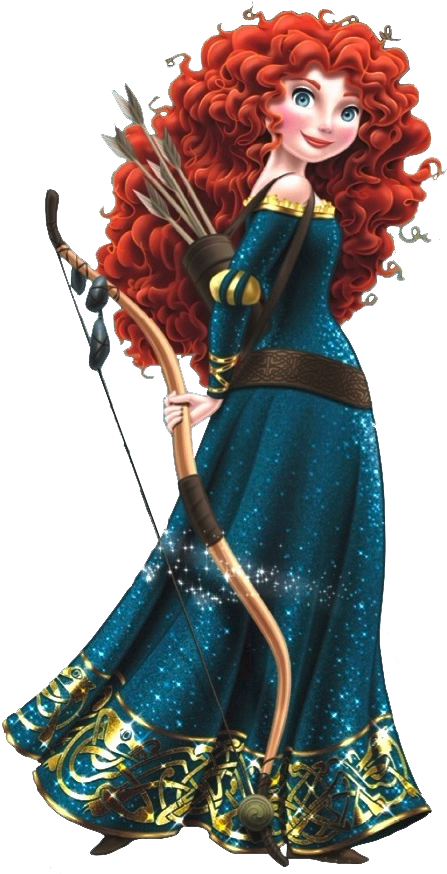Clip Arts Related To - Merida Disney (463x876), Png Download