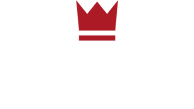 Logo White With Red Crown Ifix King (700x400), Png Download