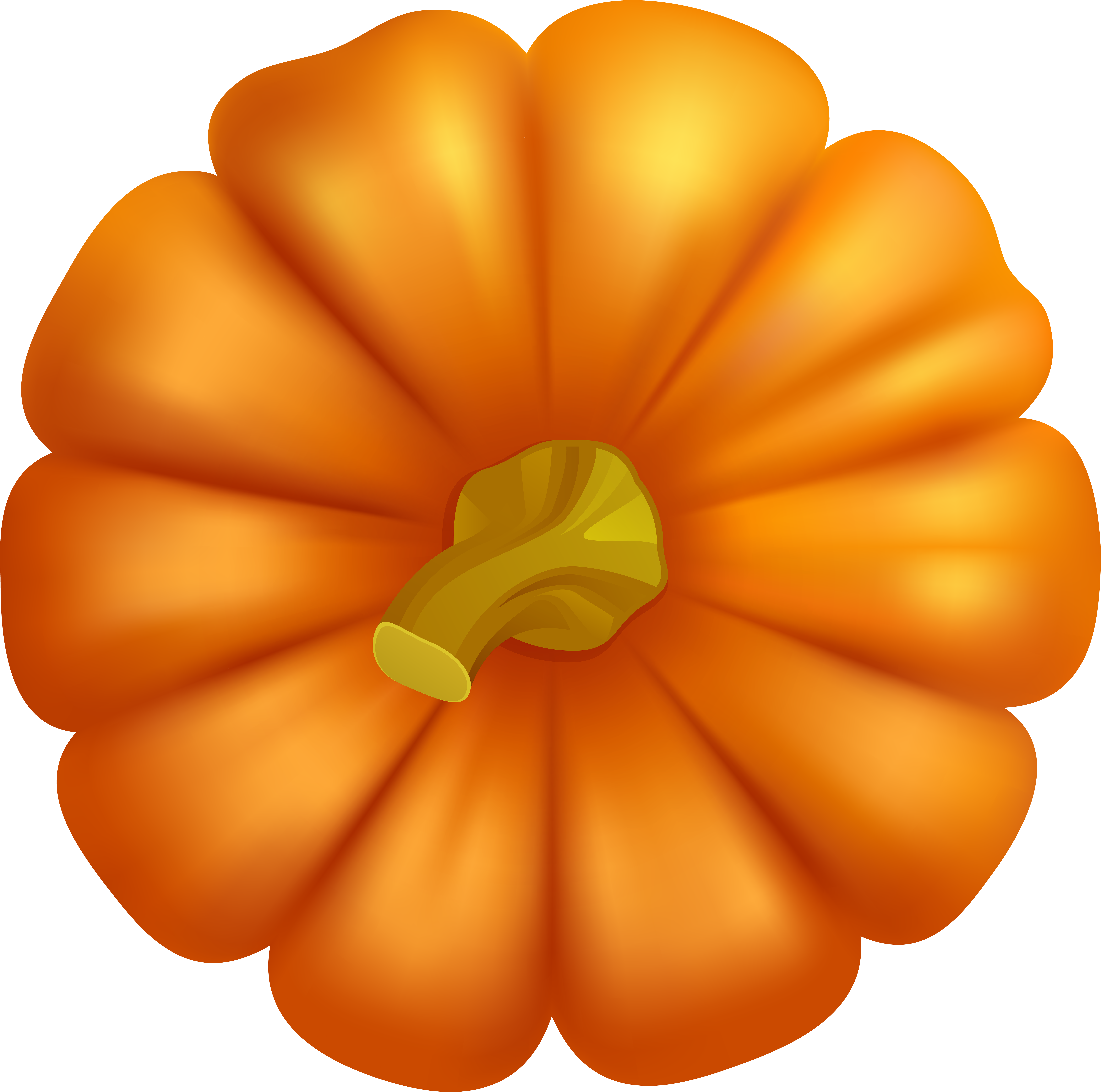 Pumpkin Png Clip Art Image - Clip Art (600x595), Png Download