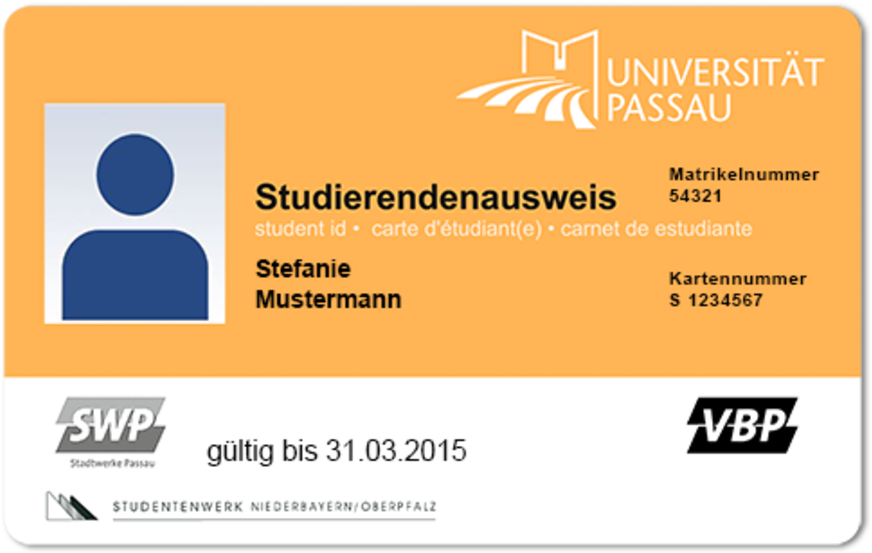Campuscard For Students - University Of Passau (900x599), Png Download