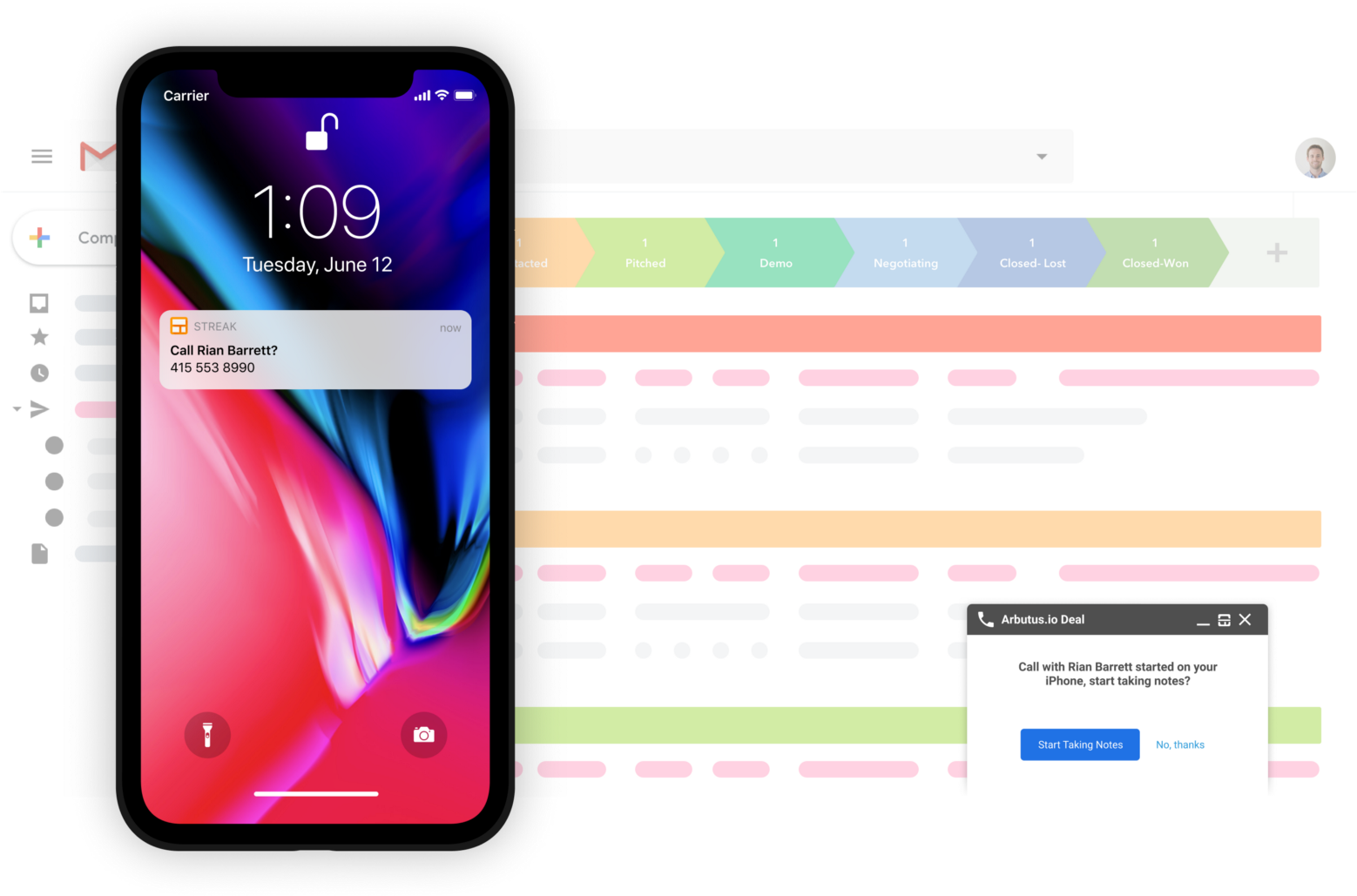As Soon As A Call Is Initiated, You'll Be Prompted - Película Hprime Curves Apple Iphone 8 Plus (1600x1042), Png Download