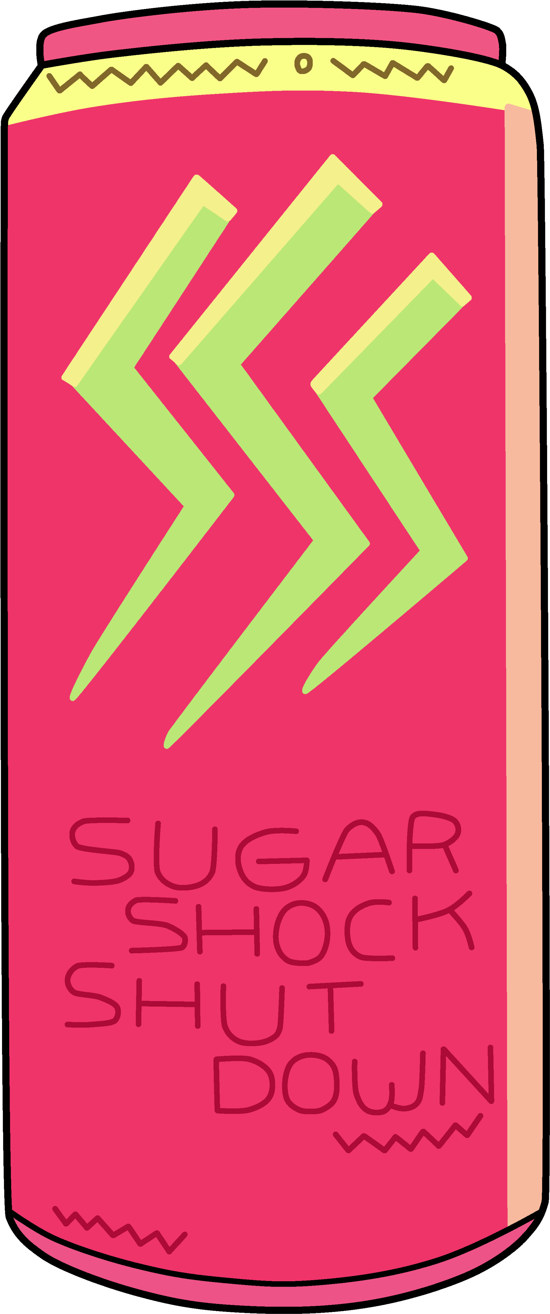 Sugar Shock Shut Down Png - Last One Out Of Beach City (2000x4645), Png Download