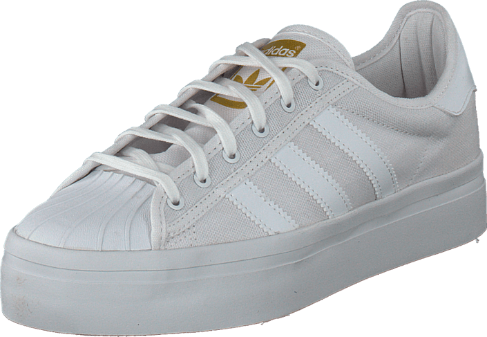 123 - Adidas Originals Superstar Rize Vit (705x487), Png Download