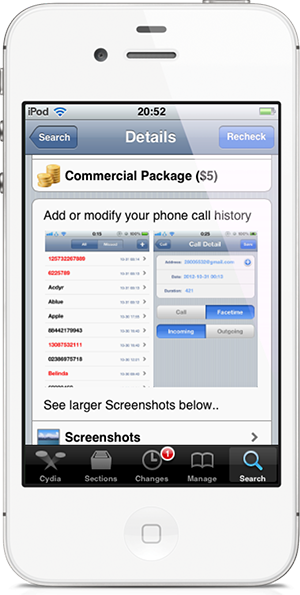 Apart From Being Able To Manually Delete Individual - Ultrasn0w 1.2 (300x595), Png Download