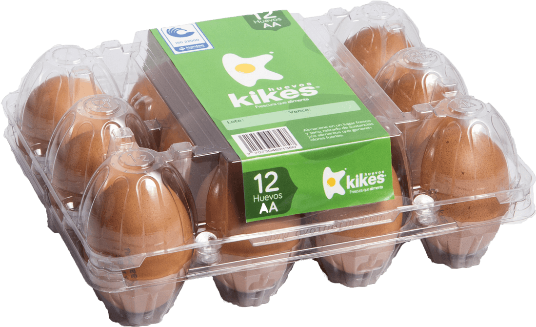 Huevo Kikes Aa Rojo - Empaque Huevos Kikes (1600x1600), Png Download