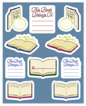 This Book Belongs To - Book (484x484), Png Download