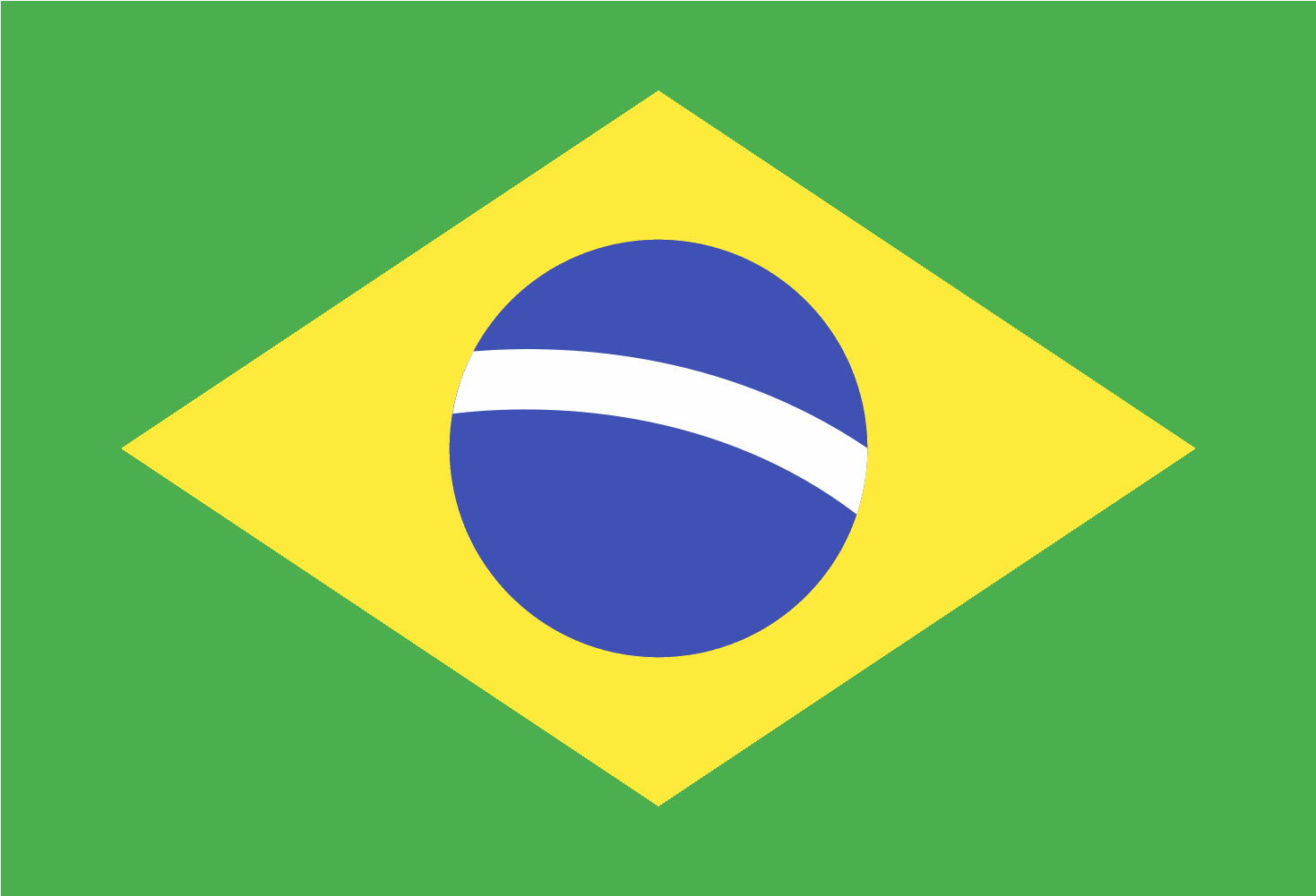 Png 50 Px - Bandeira Brasil Icon (1600x1600), Png Download