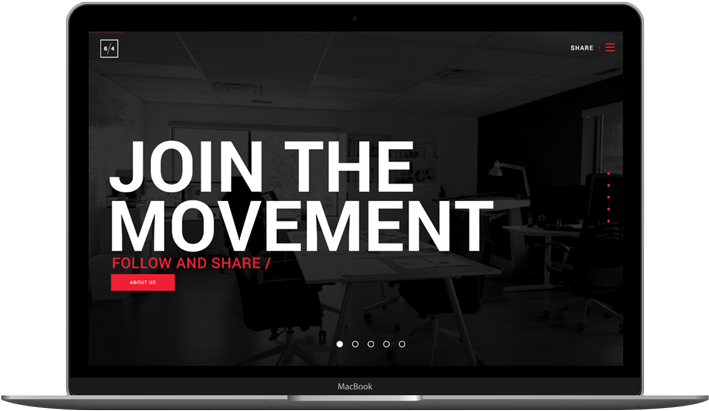 Loftsixfour Website Design By Moon & Crater - Management (720x425), Png Download