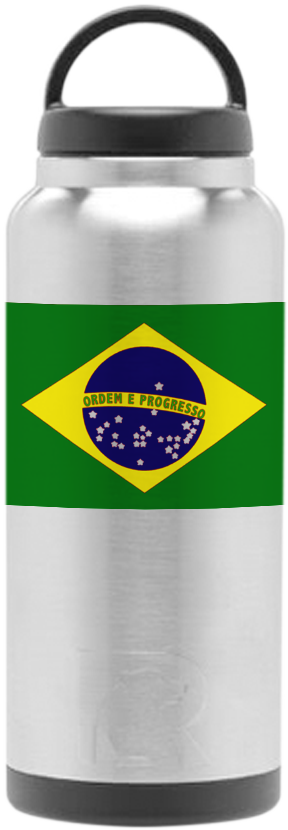 Stainless 36oz - Flag (288x830), Png Download