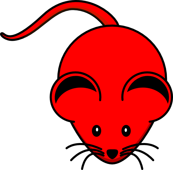 Black Mouse Clipart (600x592), Png Download