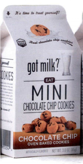 Got Milk Mini Chocolate Chip Cookies 3oz X 20 Units - Got Milk? Mini Chocolate Chip Cookies (574x574), Png Download
