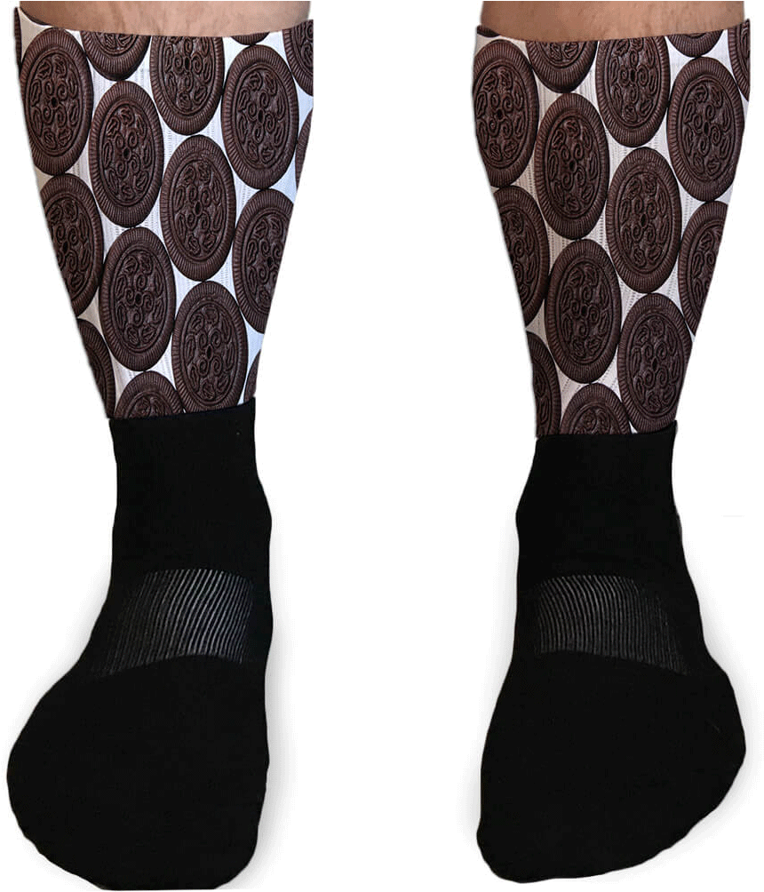 Got Milk Sandwich Cookie Athletic Or Compression Socks - Sock (1024x1024), Png Download