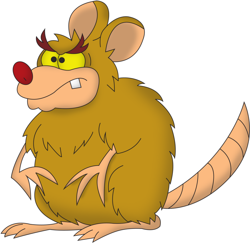 Fat Rat By Ekarasz On Deviantart - Cartoon Fat Rat Png (900x869), Png Download