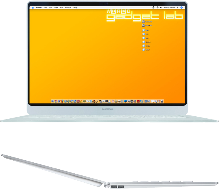 Macbook Air Mockup - Macbook Air Mockup Silver (800x700), Png Download