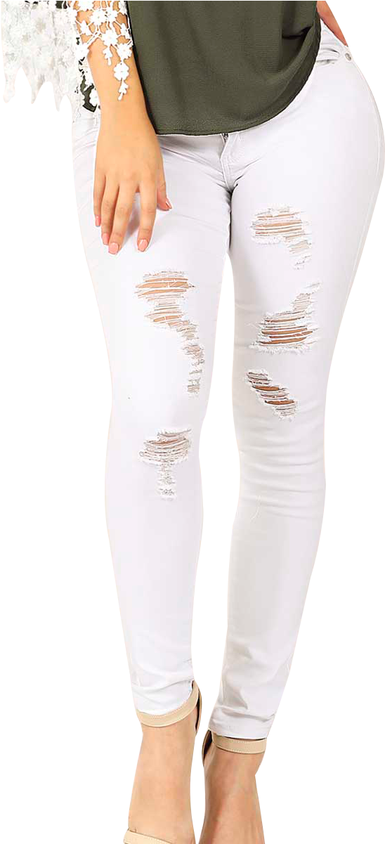 Pantalones Coqueta P6008 White - Leggings (800x1200), Png Download