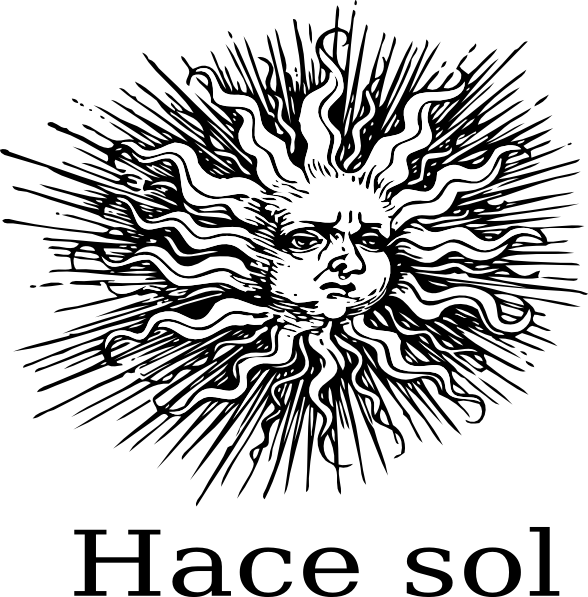 Sol Clip Art - Sun Drawings (588x597), Png Download