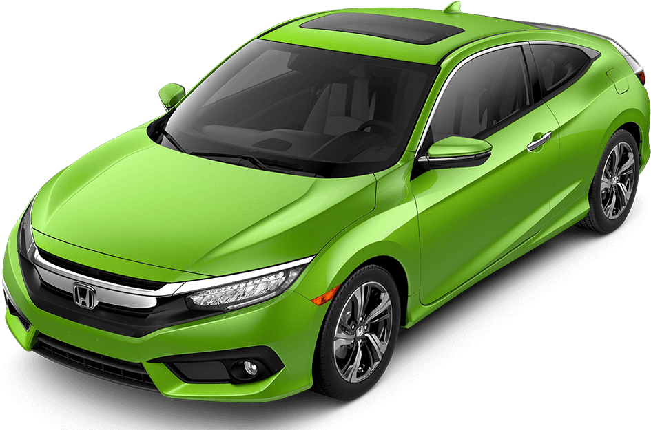 Accord Civic Coupe - Honda (1000x715), Png Download