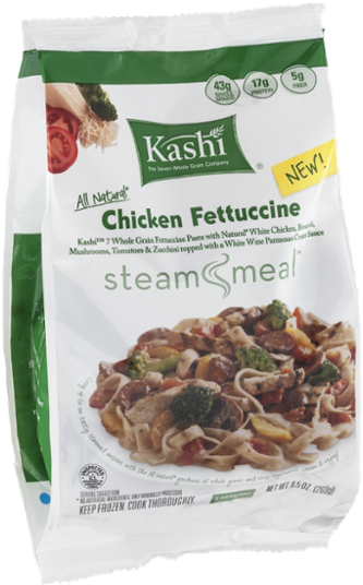 Kashi Steam Meal Chicken Fettuccine Pasta - 9.5 Oz (600x600), Png Download