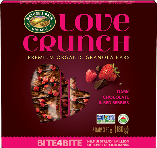 Love Crunch Berry Bar - Love Crunch (600x564), Png Download