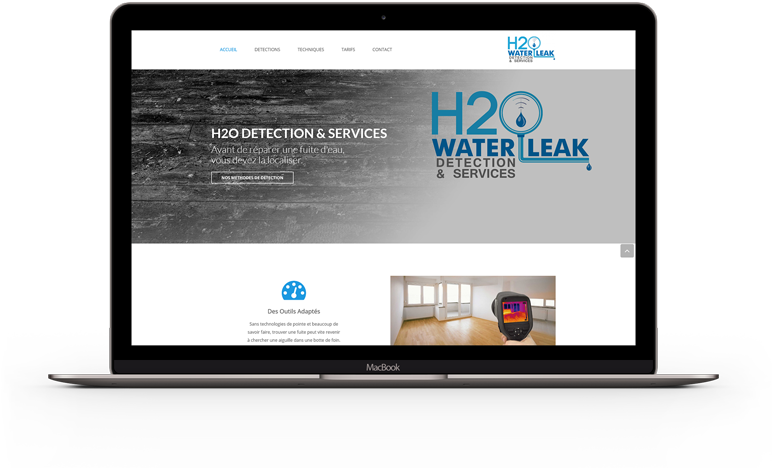 H2o Détection Et Services - Web Design (910x630), Png Download