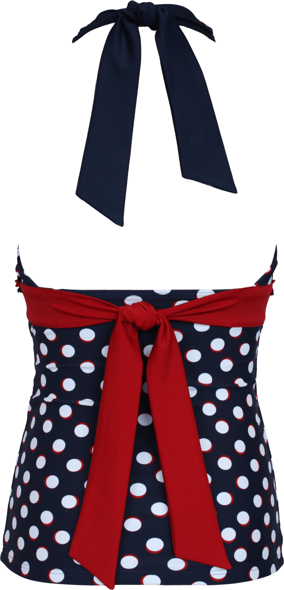 Double Ruffle Halter - Swimsuit (985x2048), Png Download