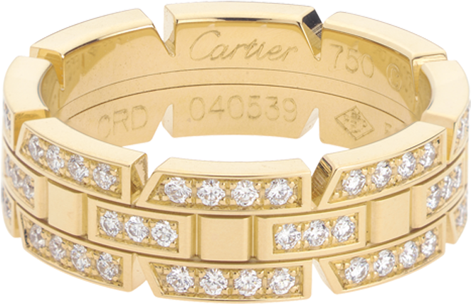 B4059800 0 Cartier Wedding Bands Rings - Ring (1000x1000), Png Download