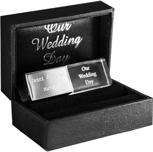 Wedding Flash Drive Case - Flash Drive Our Wedding (556x491), Png Download