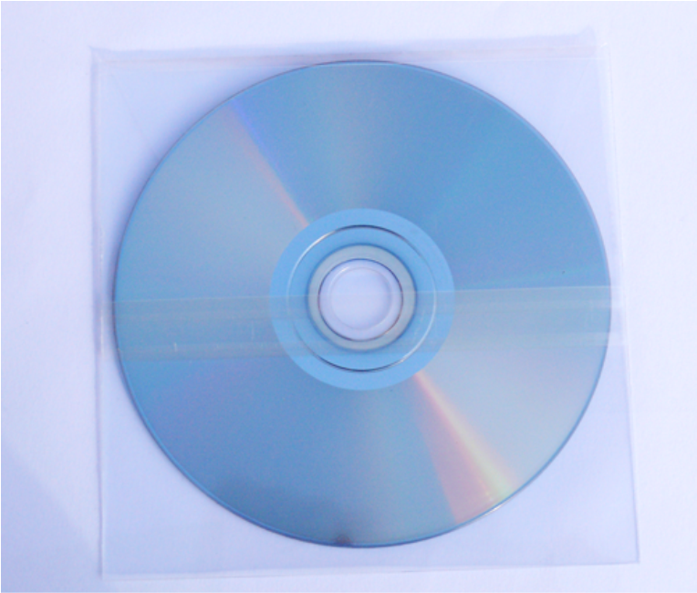 Download Cd Dvd In Pvc Sleeve With 1 Adhesive Strip - Cd PNG Image with ...