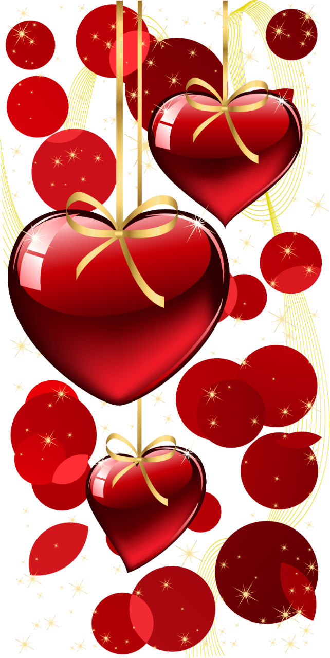 Gotische Herzen Quadratisches Silberfarbenes Ornament (642x1280), Png Download