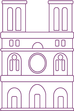 Notre-dame De Paris - Monumentos Paris Png (978x500), Png Download