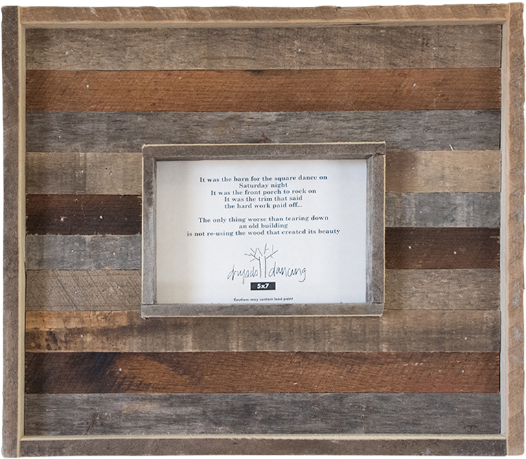 Recycled Vintage Wood Strip Frames Recycled Vintage - Picture Frame (800x800), Png Download