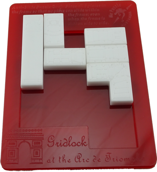 Gridlock At The Arc De Triomphe Anti-slide Puzzle - Souvenirs De Nacimiento De Varon (600x600), Png Download