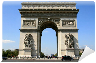 Paysage De Paris , L'arc De Triomphe Wall Mural • Pixers® - Arc De Triomphe (400x400), Png Download