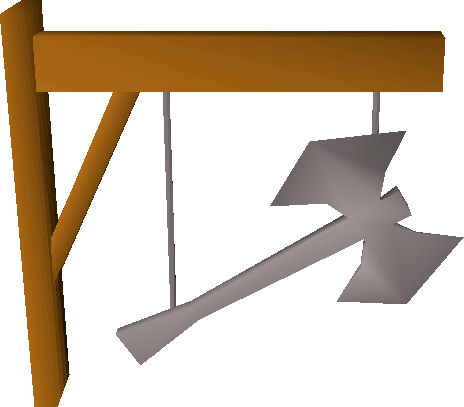 Bob's Brilliant Axes Sign - Folding Table (464x407), Png Download