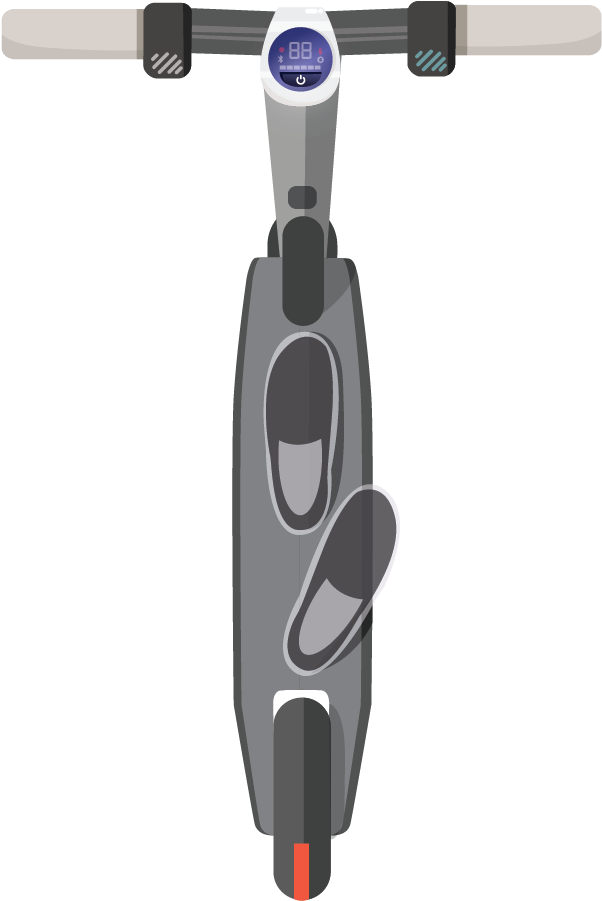 Download Beam Scooter Foot Placement Foot PNG Image with No Background
