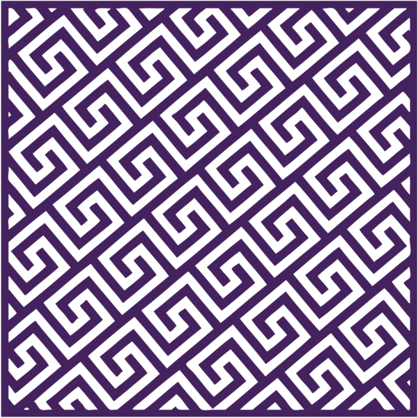 Bleed Area May Not Be Visible - Meander (600x600), Png Download