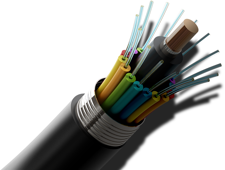Fiber Optic Pipeline Solutions We Provide The “complete - Fiber Optic Cable Png (751x576), Png Download