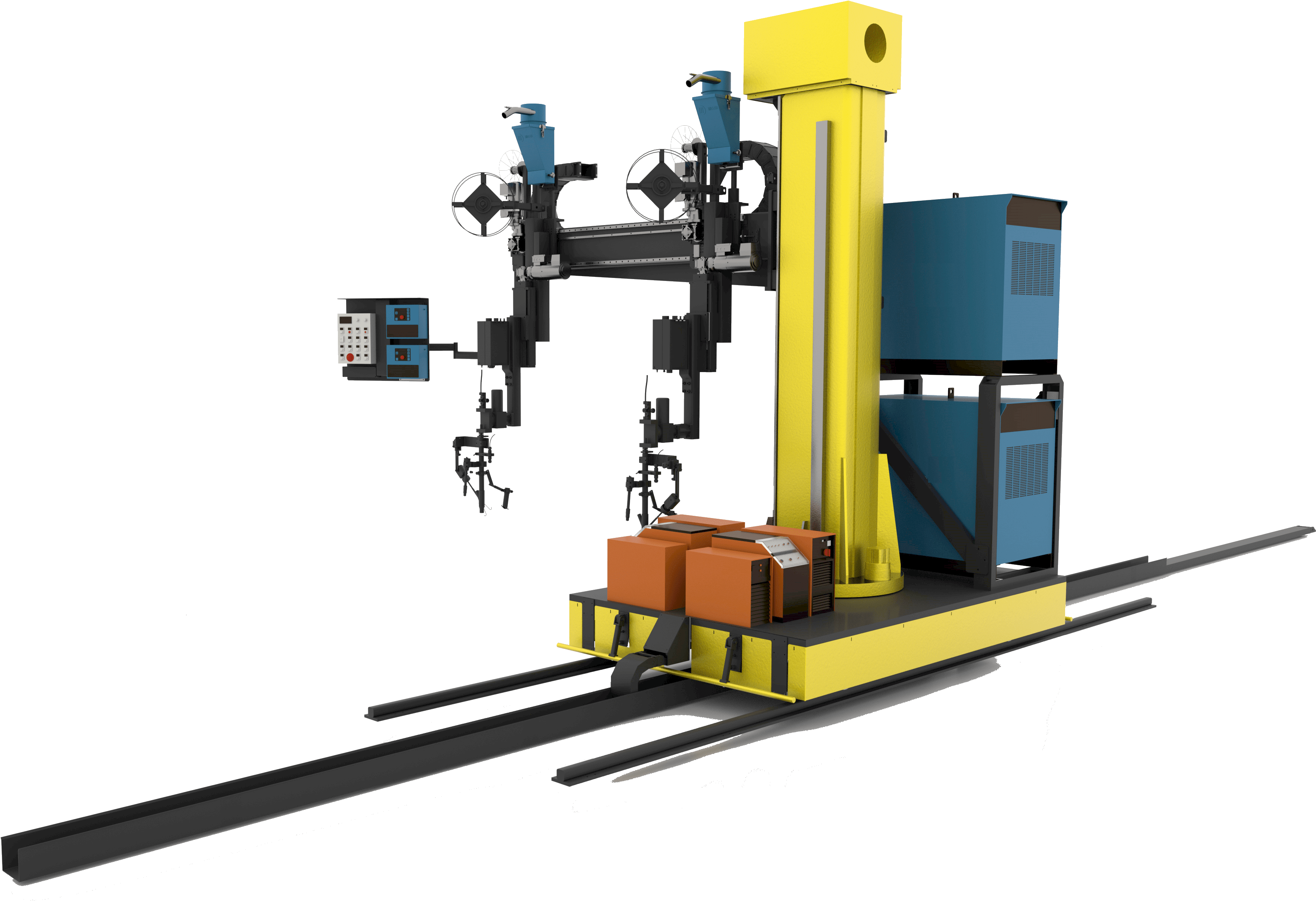 Welding Beam Machine Motofil - Machine (3773x2623), Png Download