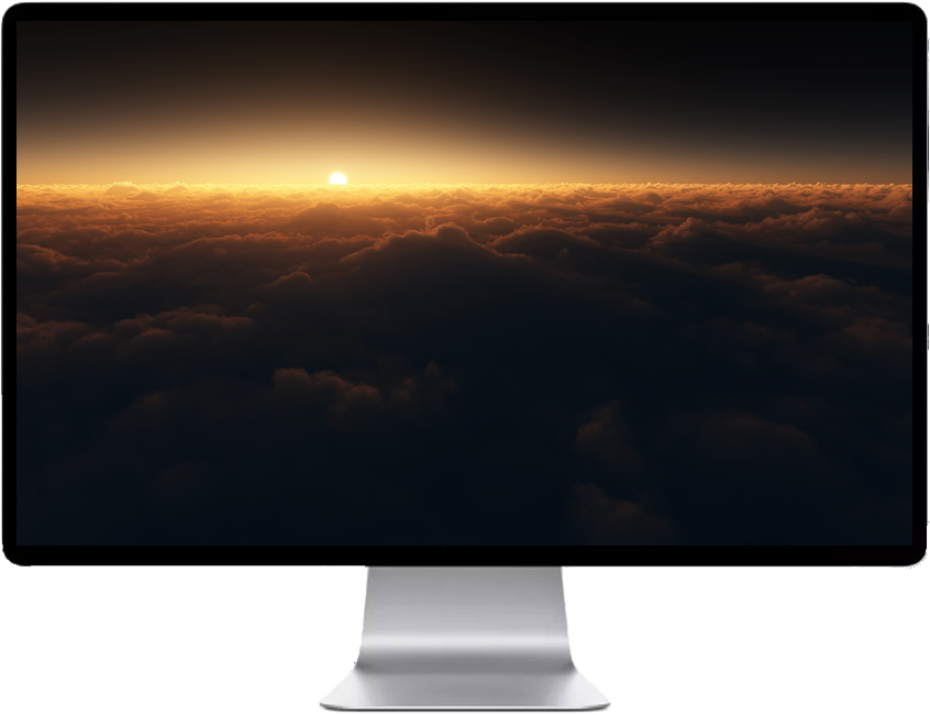 Thunderbolt Display 27 Zoll (846x650), Png Download