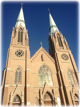 The Shrine Of The Immaculate Conception In St - Shrine (319x425), Png Download