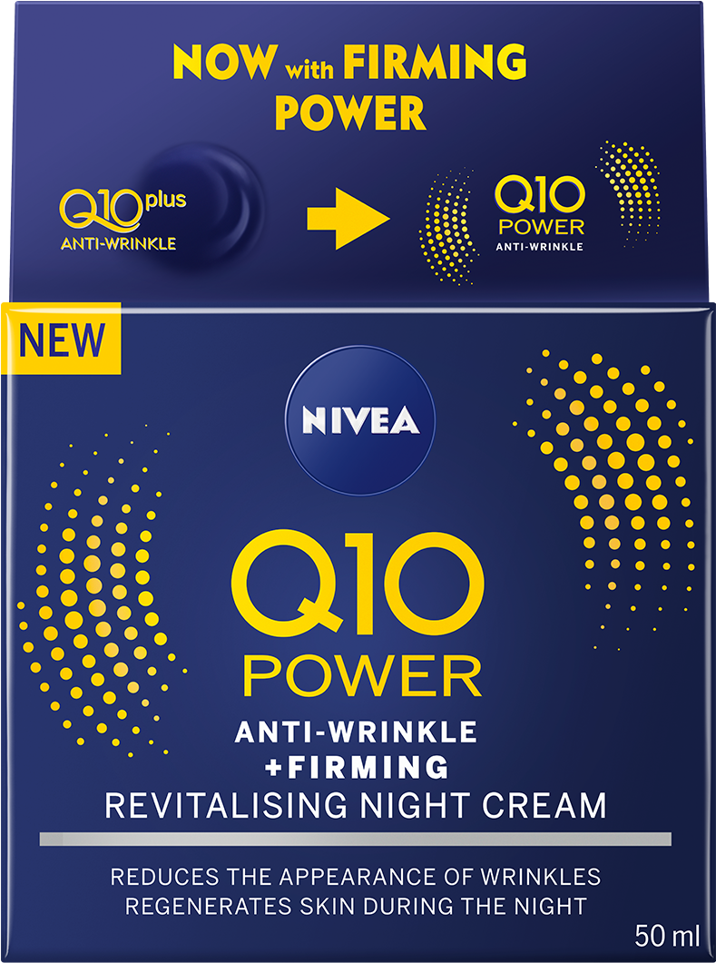 Nivea Q10 Power Night Cream (1010x1180), Png Download