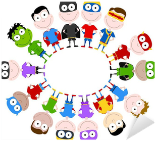 Super Heroes (400x400), Png Download