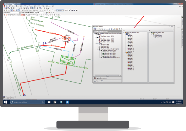 Vibrant Closeup Of Fiber Optics - Icad Hexagon (820x460), Png Download